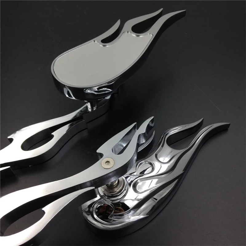 Мотоциклетные зеркала в форме пламени для Honda CBR600 900 929 954 1000RR