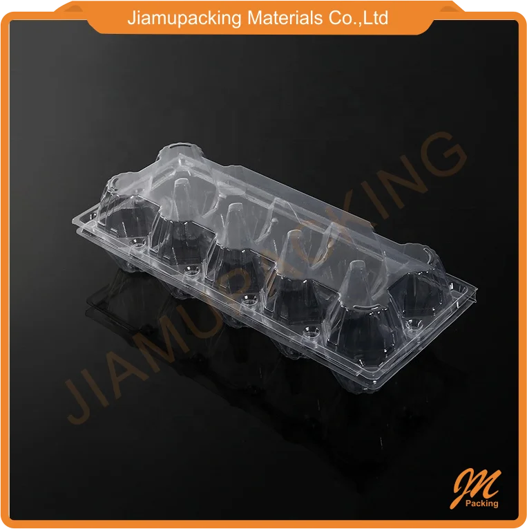 Transparent plastic egg tray mould for display egg and easy to take away