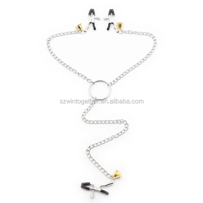 Adjustable Nipple Clamps Breast Bondage 3 Clips Erotic Toys For Adult Games