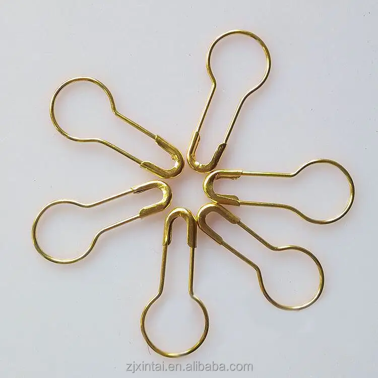 wholesale metal pear shape safety pins with good quality