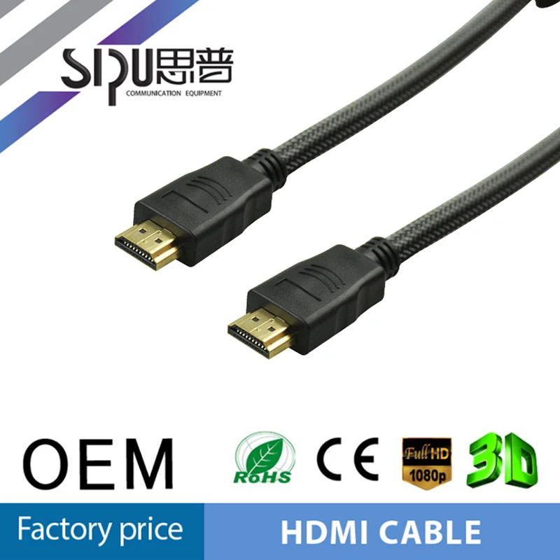 SIPU высокое качество пвх оптом поддержка 3d-телевизор лучшая цена аудио-видео hdmi к hdmi кабеля 2.0