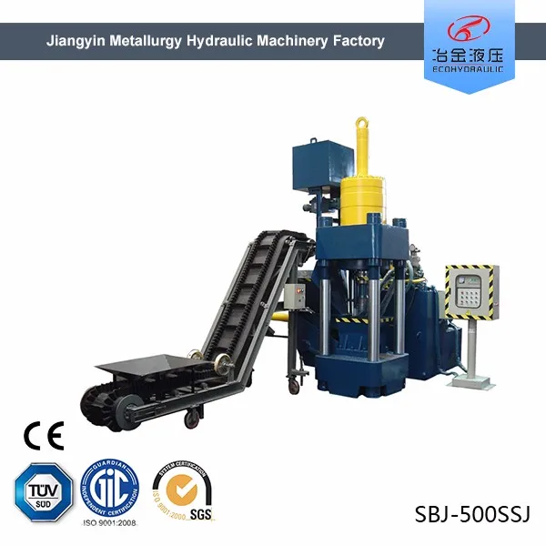 Metal shavings briquette press machine
