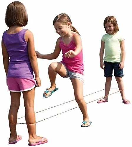 High elastic colorful outdoor fitness chinese jump rope skipping rope for kids