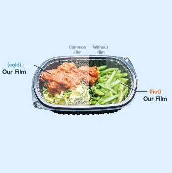 Food grade High quality easy peelable anti-fog lidding film