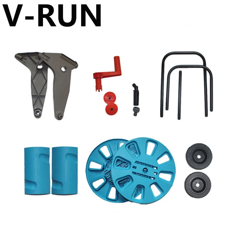 Оптовая продажа, садовый шланг большого размера, катушка с колесами, стеллаж для хранения, вмещает 50 м шланг D0036
