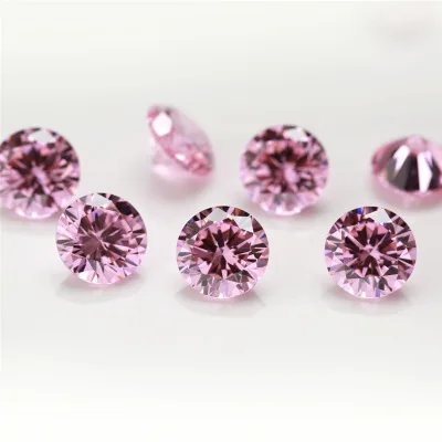 Moissanite diamond price per carat Pink  moisssanite 1 carat 6.49mm top quality loose stones  forever brilliant cut