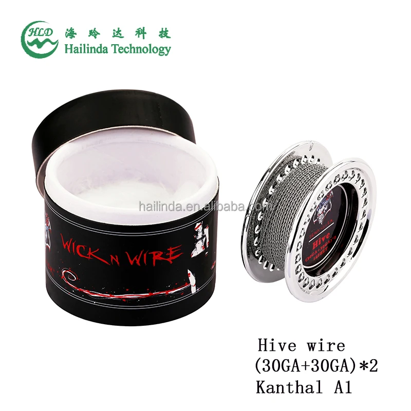 
Newest products 15ft each roll demon killer vape wires with cotton demon killer twisted alien tiger wire quad heating wire 