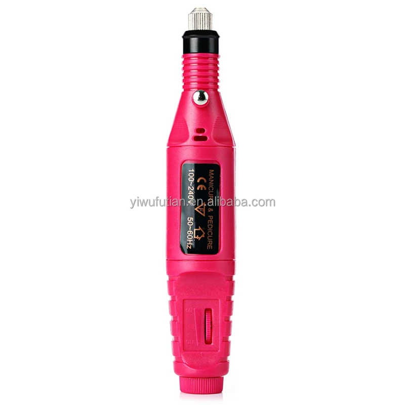 
Professional Electric Nail Polisher Nail Art Drill Set 6 Bits Electric Manicure Nail Tool Pen 