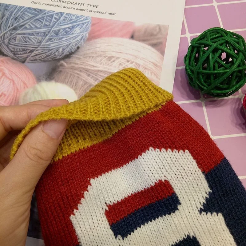 OEN/ODM   autumn and winter new pet clothing cute puppy knit pullover puppy turtleneck sweater