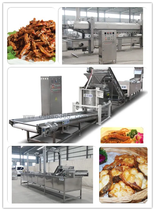 fried fish making machine breaded fish frying machine
