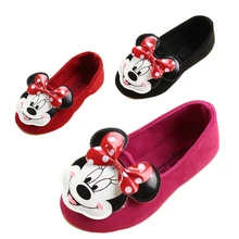 Brand designer fashion sneaker children girls single shoes cute cartoon princess flat shoes kids girl dance
