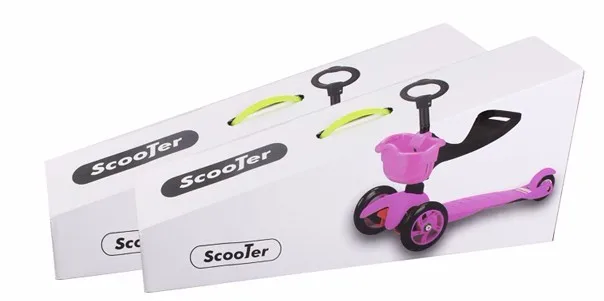 Детский трехколесный скутер