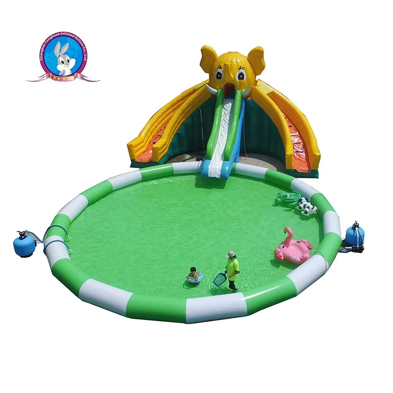 elephant mobile water park inflatable water park slide inflatable water games
