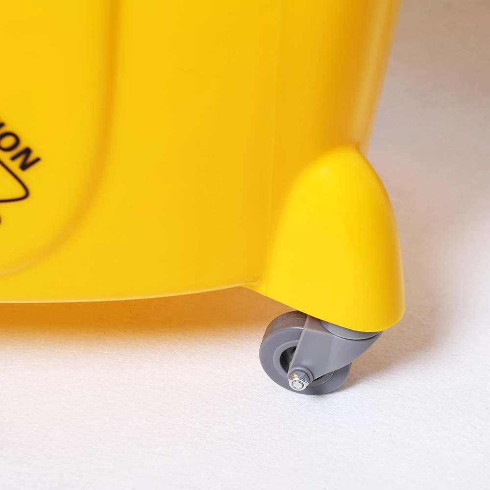 Home plastic 24L magic mop bucket with wheels