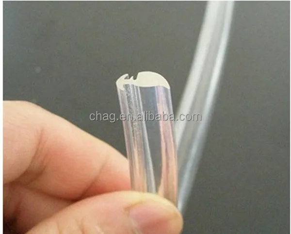 Custom Flexible Plain PVC Plastic Strips for Glass Window Webbing Strap Moulded & Cut Decorative Application