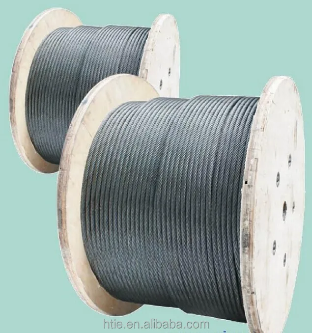 
galvanised steel wire rope 6mm 6x19+fc 