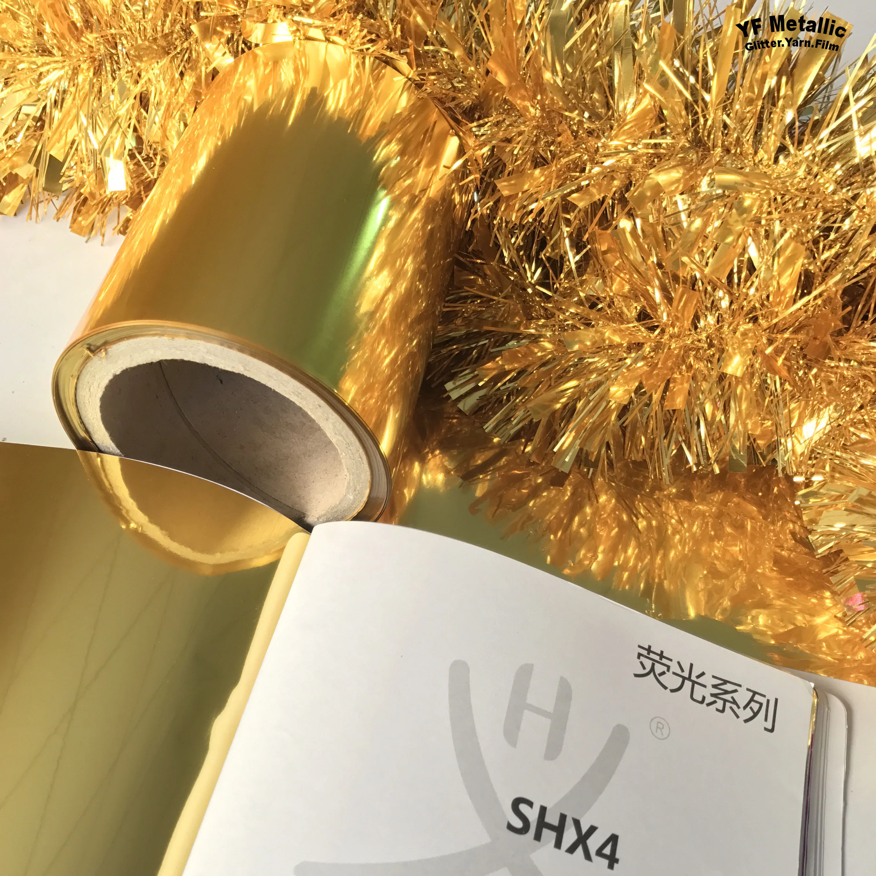 
Металлизированная алюминиевая ПЭТ пленка/зеркальная металлическая полиэфирная пленка, рулон теплового ламинирования 