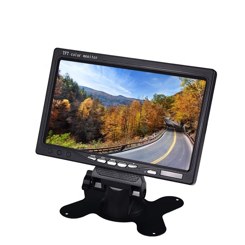 Cheap low price HD high definition car monitor with 7inch tft color lcd car monitor bus monitor dvr