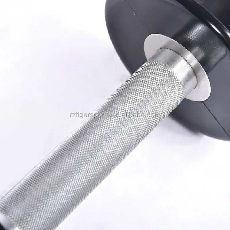 Высококачественная гантеля из полиуретана с круглым наконечником