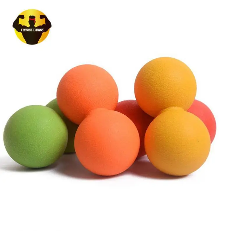 RAMBO Chinese Sports Factory Wholesale Extra Firm Colorful Peanut Massage Ball