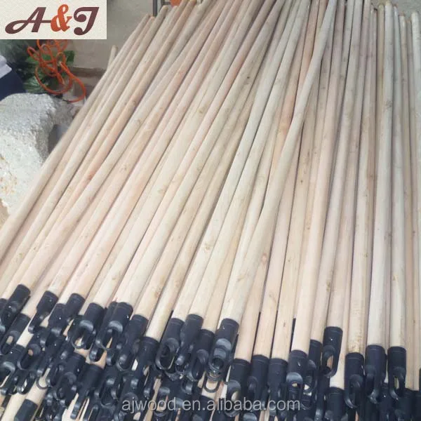 Brush wooden handle with plastic italian screw