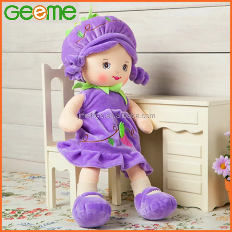 Custom Plush Fruit Fashion Dolls