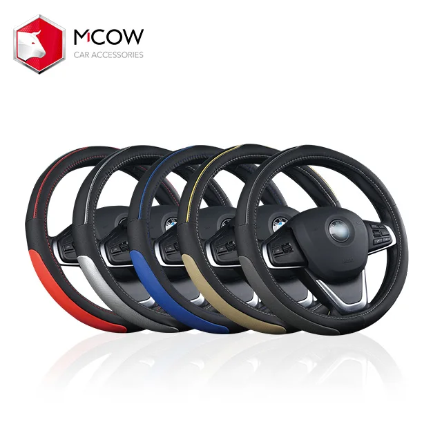 Универсальное автомобильное управление чехлом рулевого колеса из искусственной кожи 350