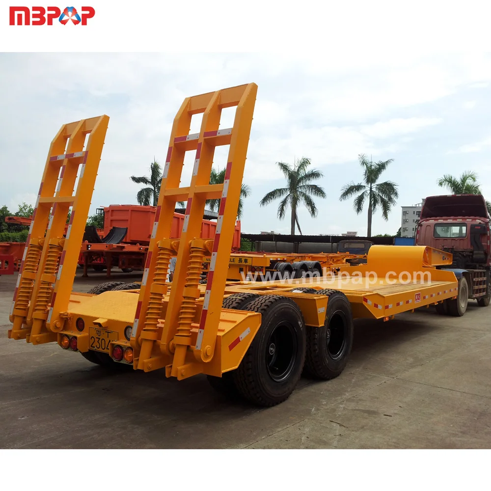 60 ton lowboy trailer manufacturers  two/tri  axle low bed trailer for sale