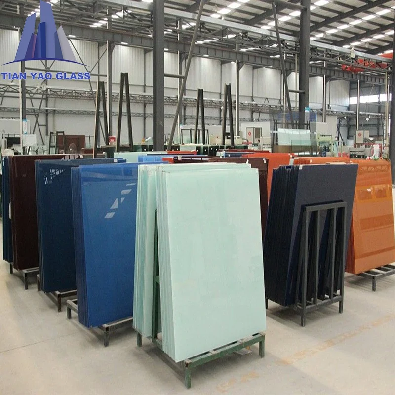 water resistance lacquered/paint glass for store exterior space design