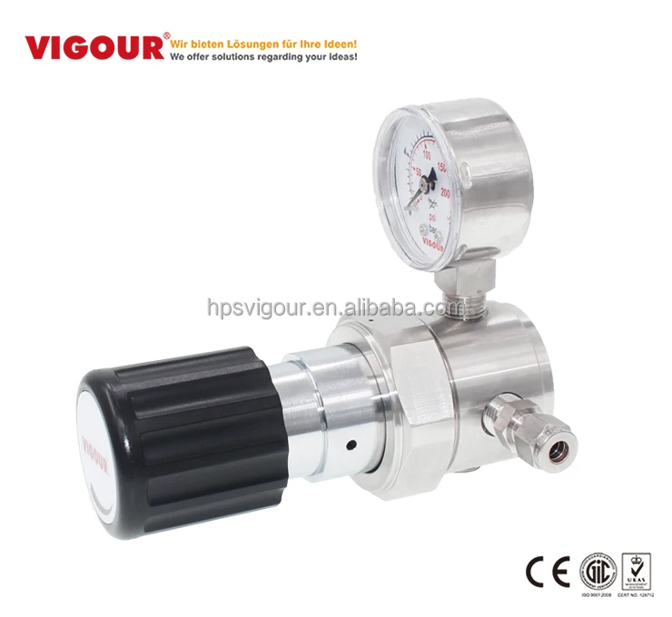 Factory price air argon low pressure gas pressure regulator with panel