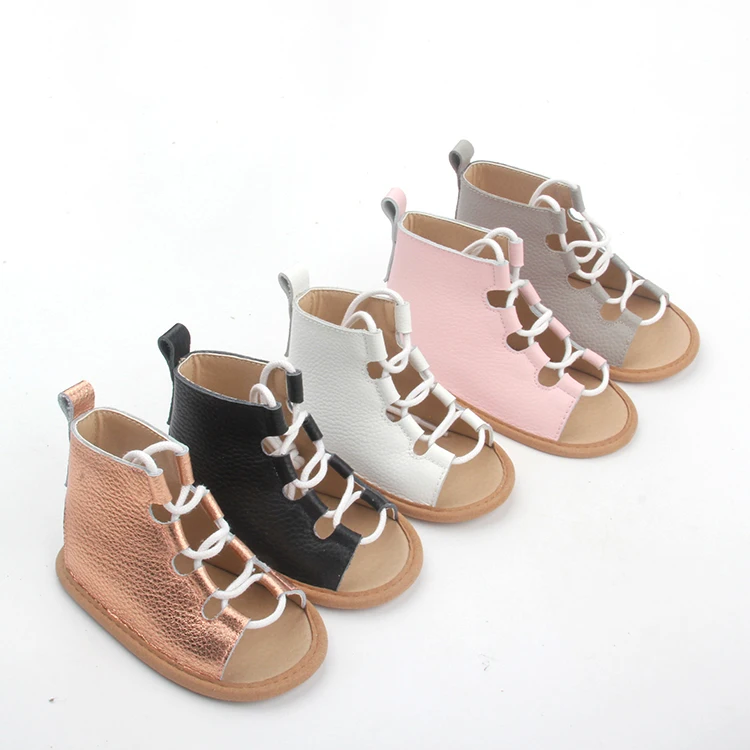 Недорогие босоножки унисекс ручной работы, оптовая продажа, Очаровательные смешанные цвета, Необычные босоножки для малышей