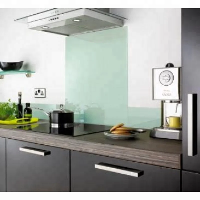 silkscreen printed tempered Glass backsplash for kitchen