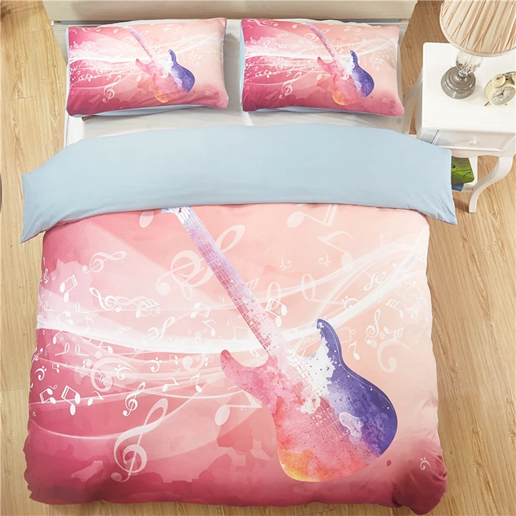 
Hot selling cotton 3d lion elephant animal printing bedding set made in china 