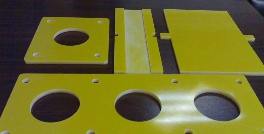 Epoxy resin plate template creating cutting machine