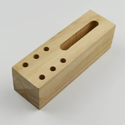 OEM creative novelty wood pencils socket wooden pencil mobile phone stand holder
