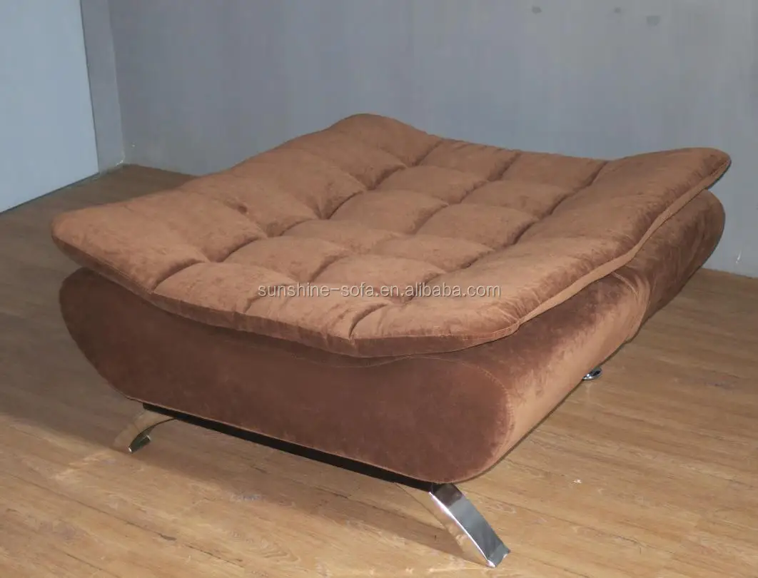 Elegant Fabric Double Cushions Modern Furniture Fabric Plat Pack Living Room Furniture Big Size Comfortable  3 eater Sofa Bed