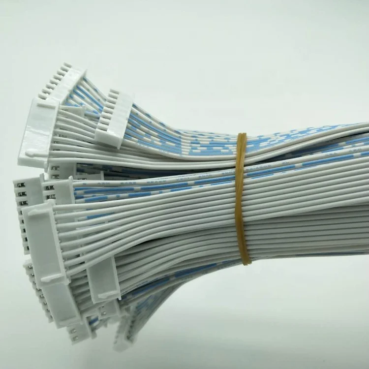 
factory XH connector 8 12pin Flat Ribbon Cable 2468 Wiring Harness Cable Assembly 