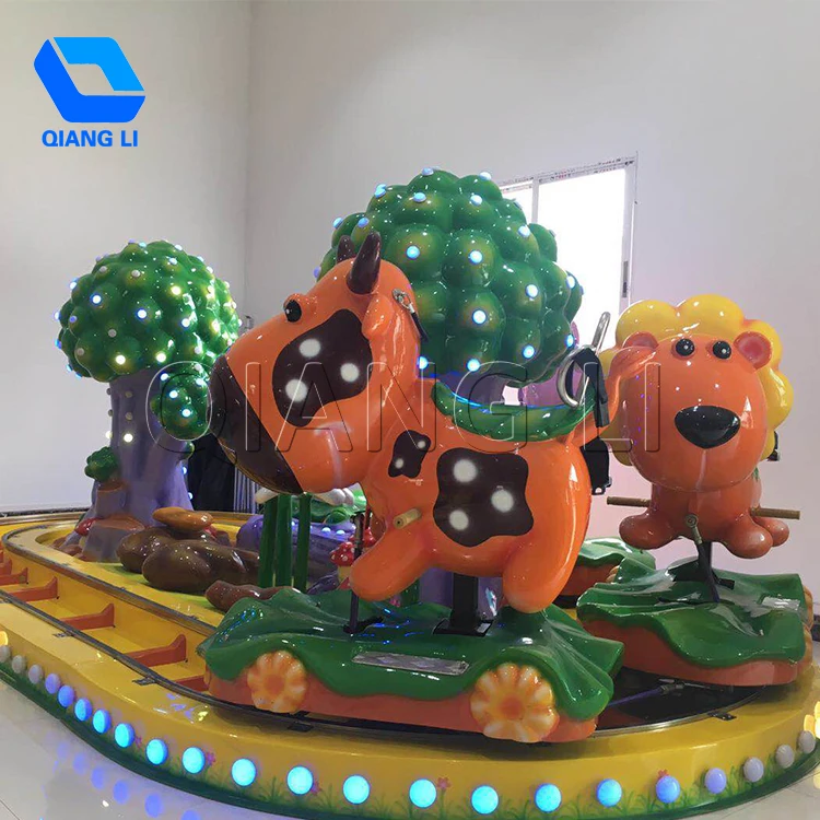 Factory sale kids mini track train rides kiddie games China wooden train