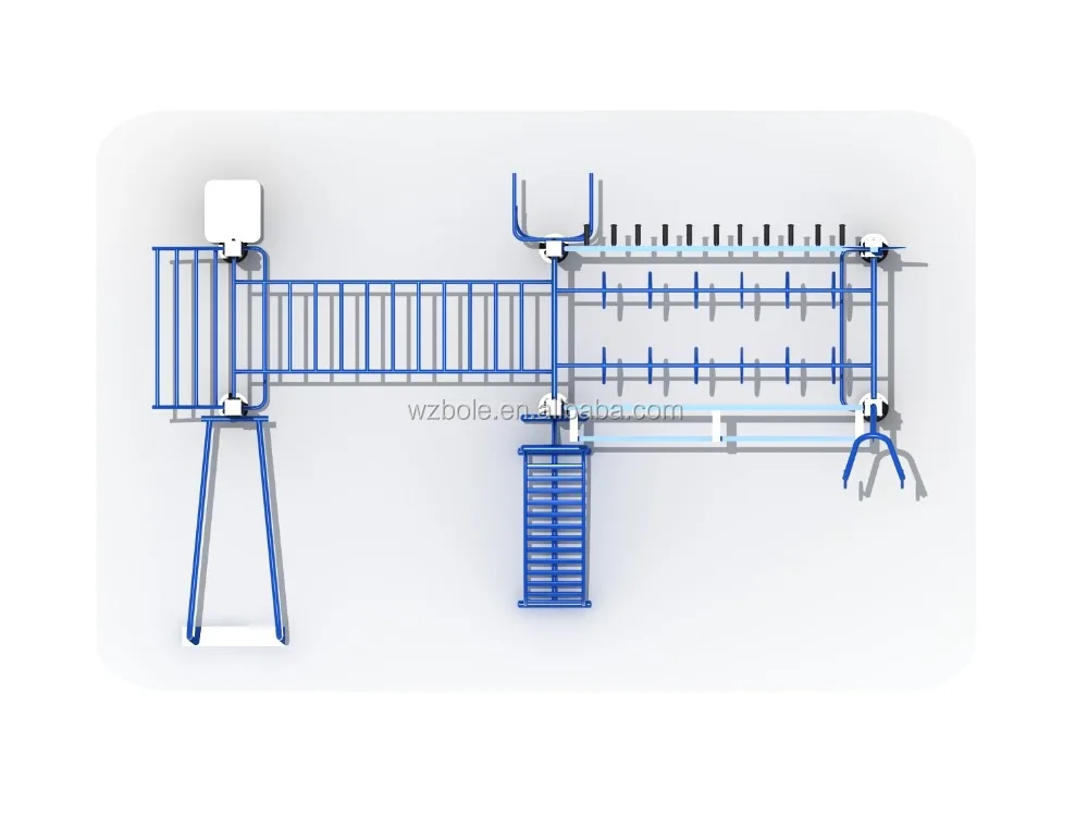 GS certified hot design outdoor gym crossfit equipment