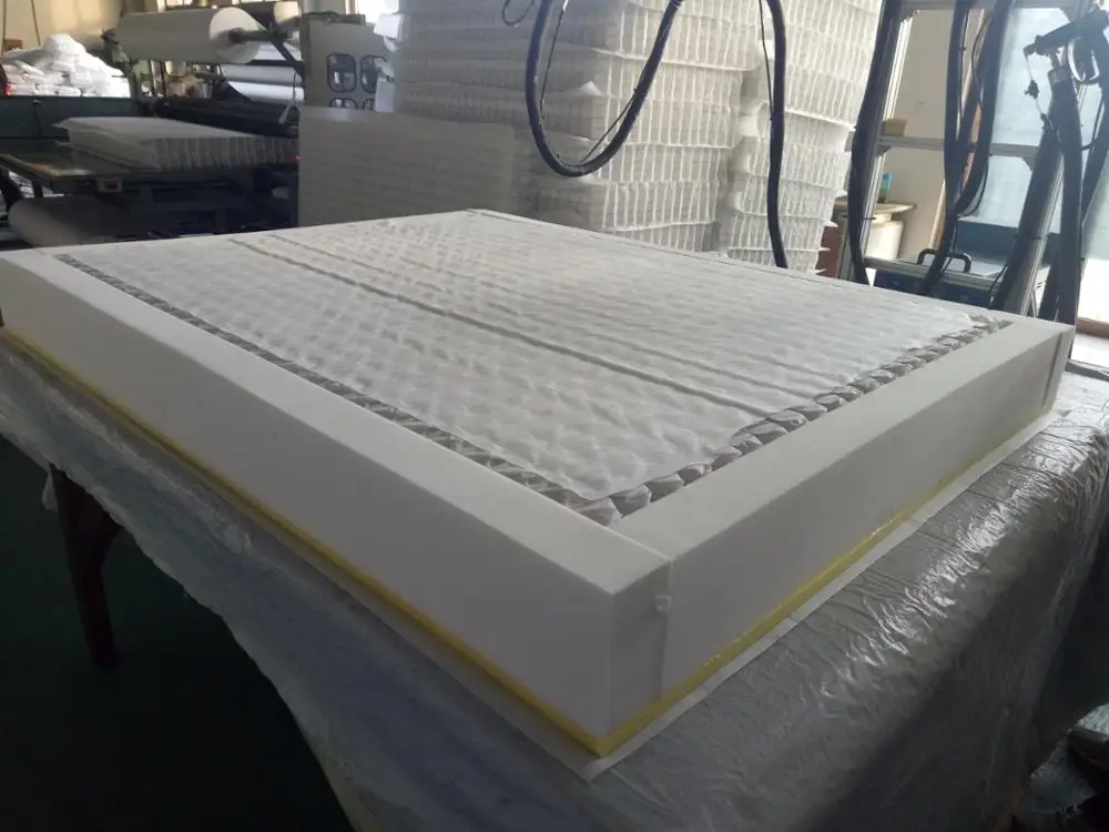 10 дюймов вакуумный рулонный матрас Королевский размер латексный Карманный пружинный в коробке