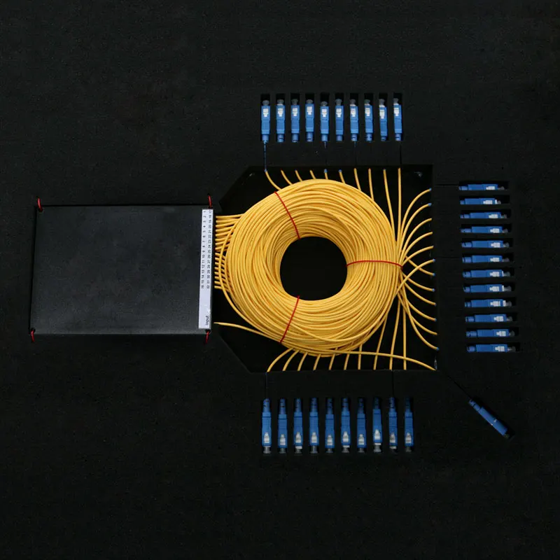 Двухдиапазонный Плавленный двухконический конус 1 * N, оптический сплиттер FBT, разветвитель (PON-POS-2)