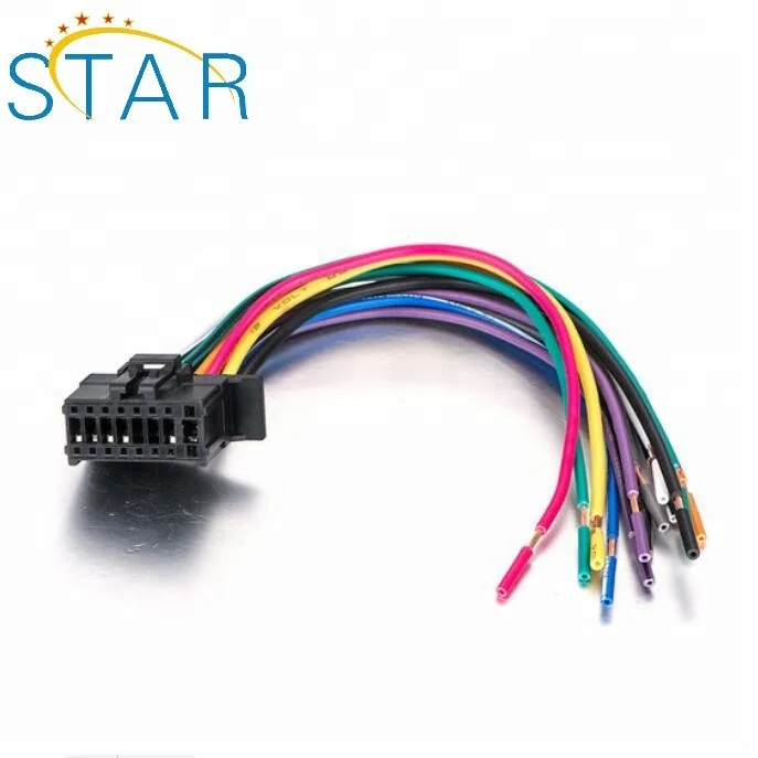 Автомобильный 16 контактный разъем для жгут проводов