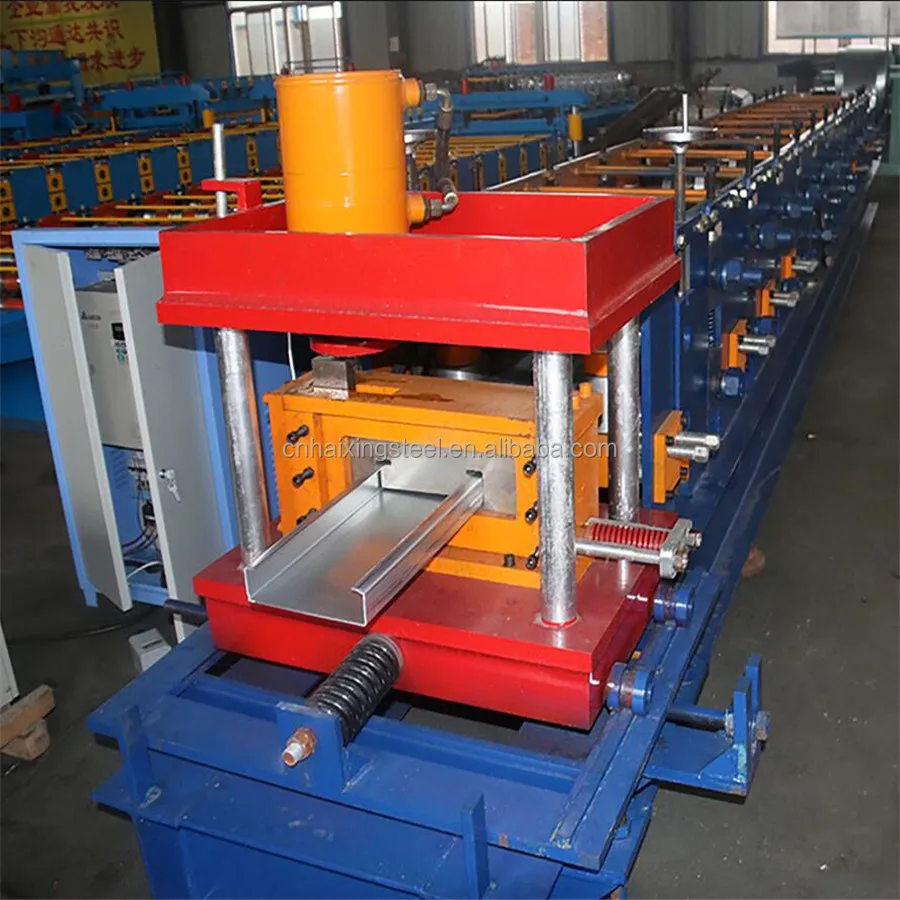 Full Automatic c Channel Steel Frame Cad Roll Forming Machine