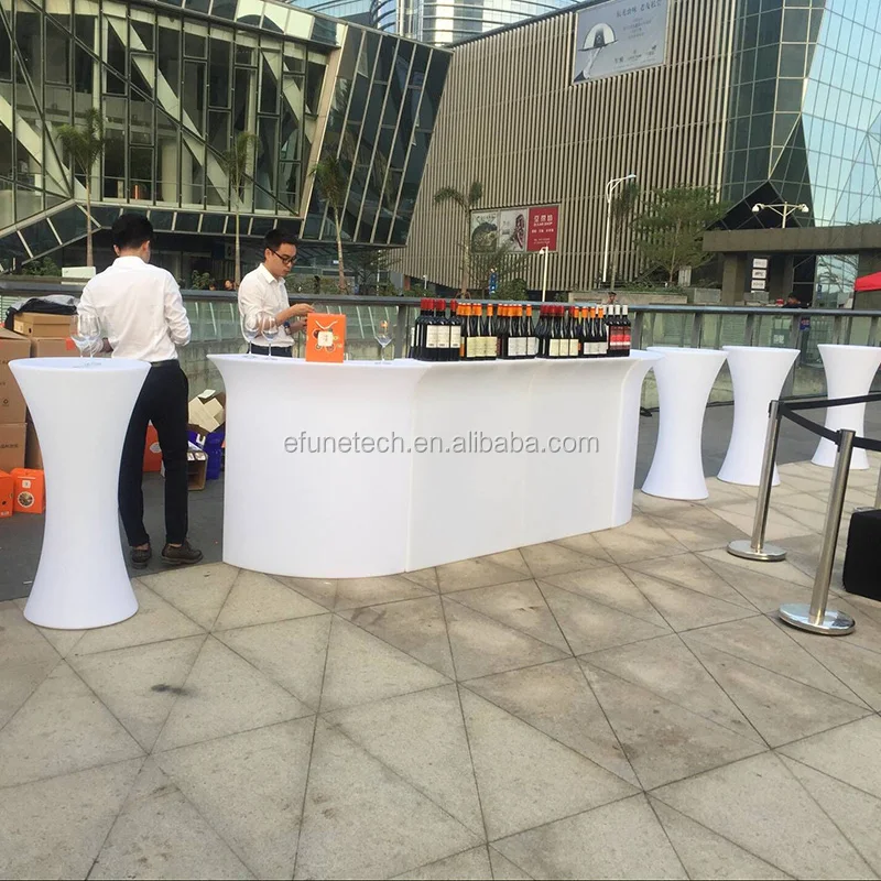 Перезаряжаемая яркая мебель для бистро с изменением цвета rgb, светодиодная уличная Современная барная мебель