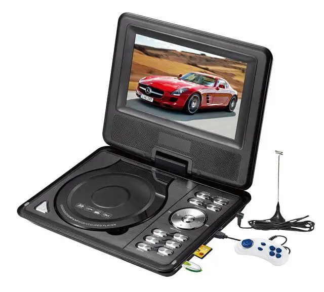  Портативный домашний DVD 7 дюймов 9 10 детский подарок dvd-плеер с EVD VCD CD USB SD