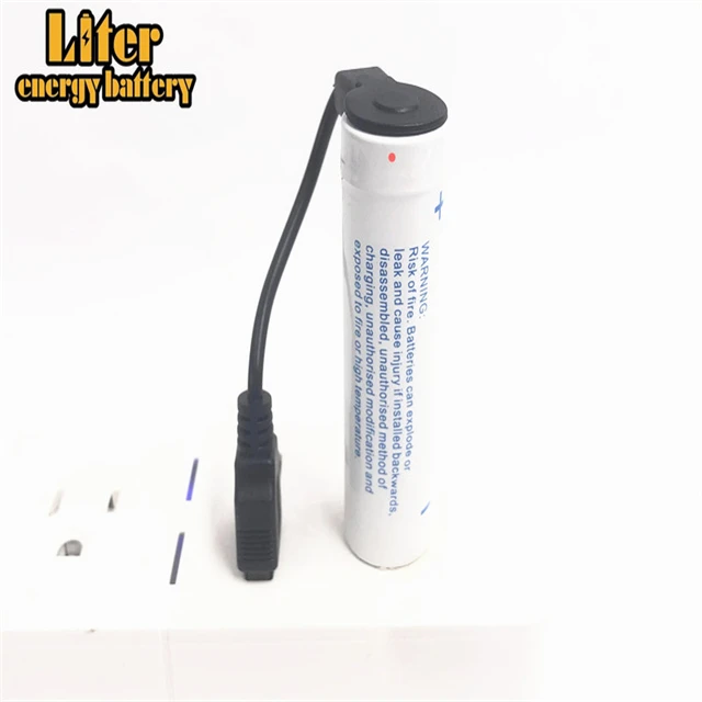 Micro-USB 18650 3400mAh 12.58Wh Li-ion Rechargeable Battery 18650 USB lithium rechargeable battery, 3.7v high capacity 3400mah
