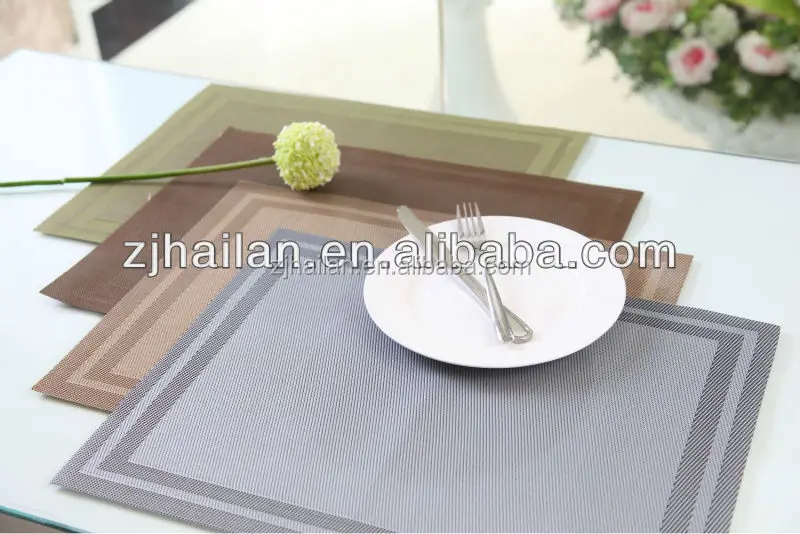 PVC placemat / dinner / table / plate mat