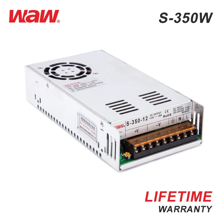 5v 12v 24v 36v 48v  ac to dc led driver  S-350-48 switching power supply