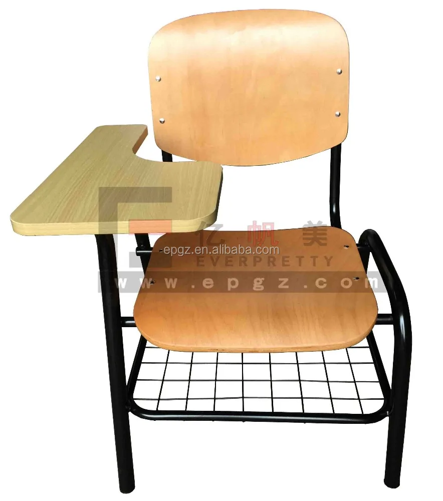 High Quality School Furniture Chairs with Tables Attached for Sale
