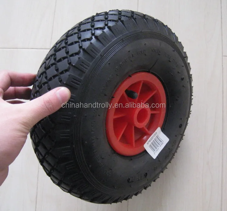 wheel barrow 10 inch 4.0-4 pneumatic rubber wheel